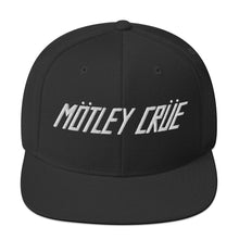 Motley Crue Classic Logo Black Embroidered Snap Back Hat [Apparel]