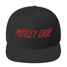 MerchMoment Motley Crue Classic Logo Red Embroidered Snap Back Hat [Apparel]