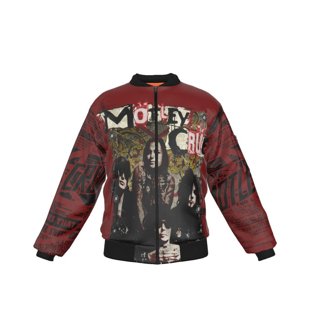 Motley Crue Graffiti Bomber Jacket []