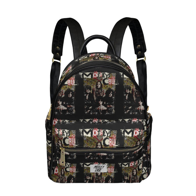 Motley Crue Grafitti Mini-Backpack - Vegan Leather []