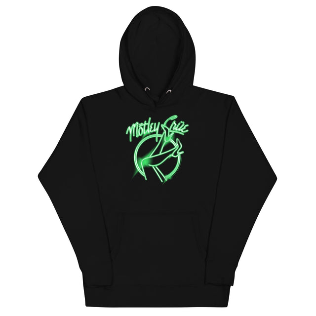 Motley Crue - Neon Green Girls Hoodie []