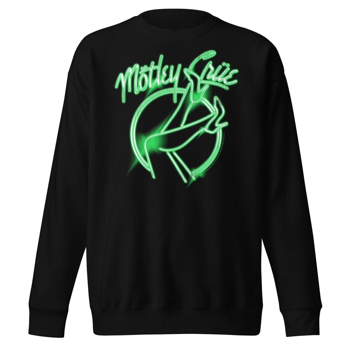 MERCHMOMENT Motley Crue - Neon Green Girls Sweatshirt [Apparel]