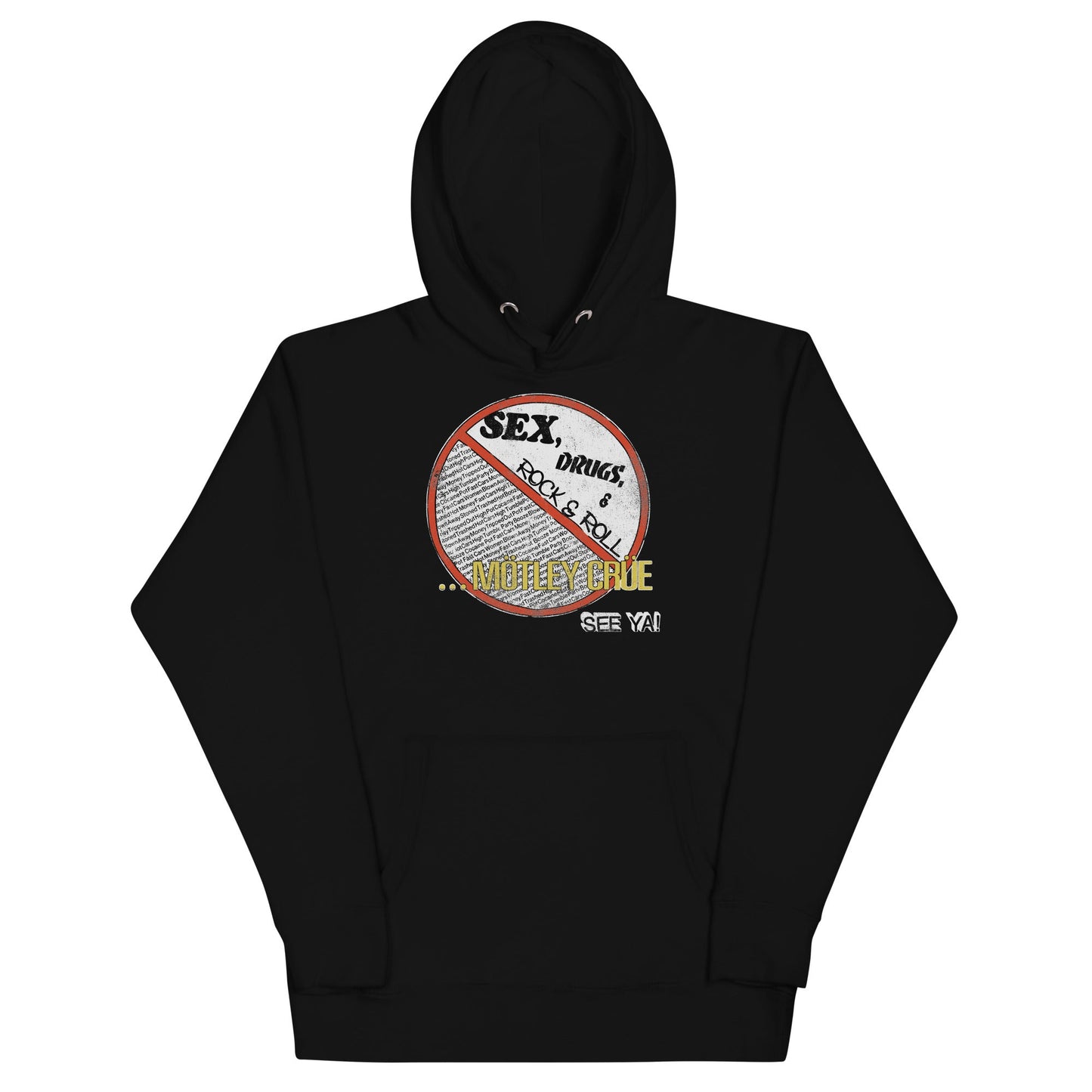 MERCHMOMENT Motley Crue - No Fun Tour '84 Hoodie [Apparel]
