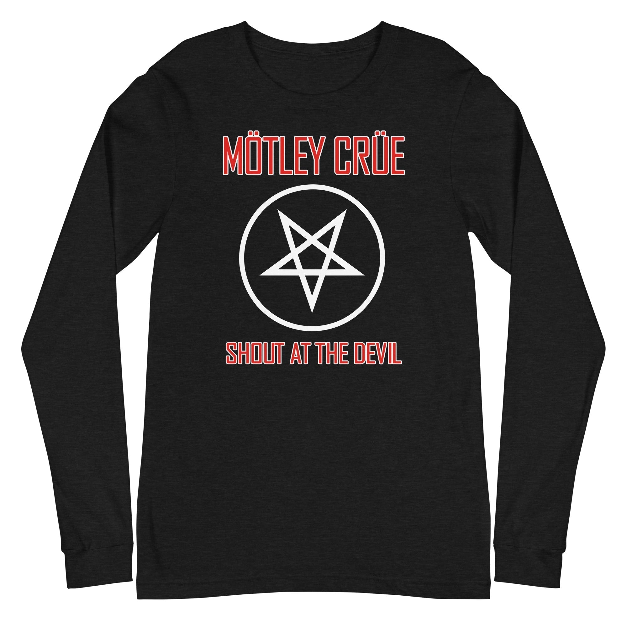 Motley Crue - Pentagram Shout Long Sleeve T-Shirt []