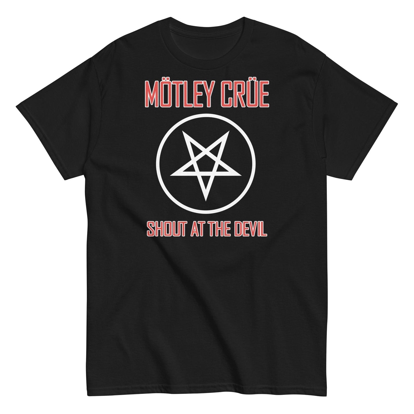 MERCHMOMENT Motley Crue - Pentagram Shout T-Shirt [Apparel]