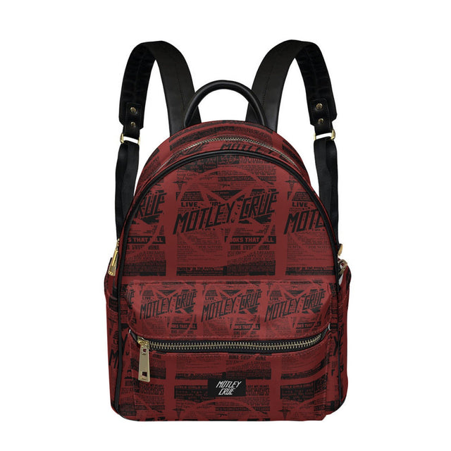 Motley Crue Red Letter Mini-Backpack - Vegan Leather []