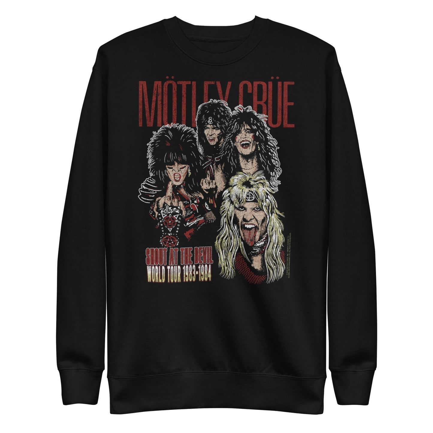 MERCHMOMENT Motley Crue - Shout at the Devil Sweatshirt [Apparel]