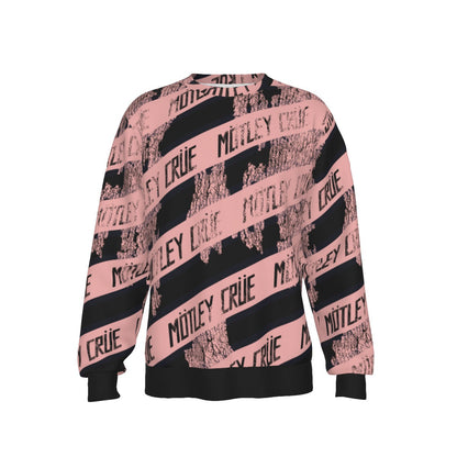 MERCHMOMENT Motley Crue Slanted All Over Print Sweatshirt [Apparel]