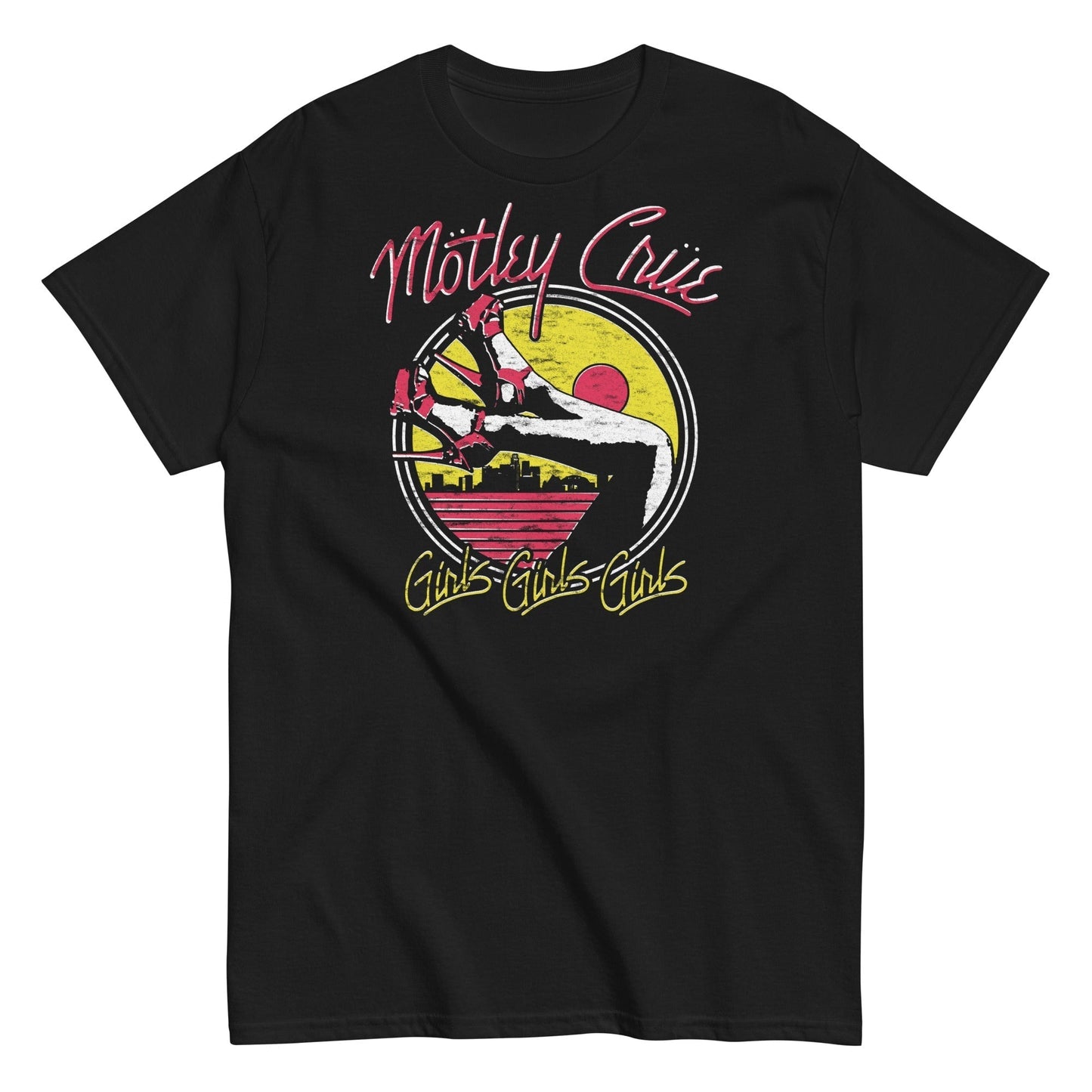 MERCHMOMENT Motley Crue - Sunset Girls T-Shirt [Apparel]