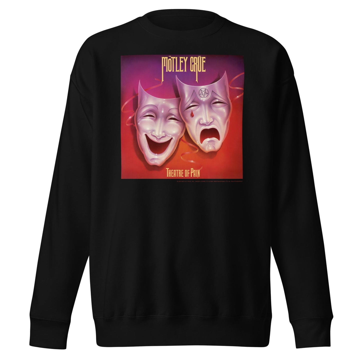 MERCHMOMENT Motley Crue - Theatre of Pain Cover Sweatshirt [Apparel]