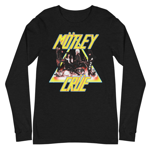 Motley Crue - Triangle Logo Long Sleeve T-Shirt []