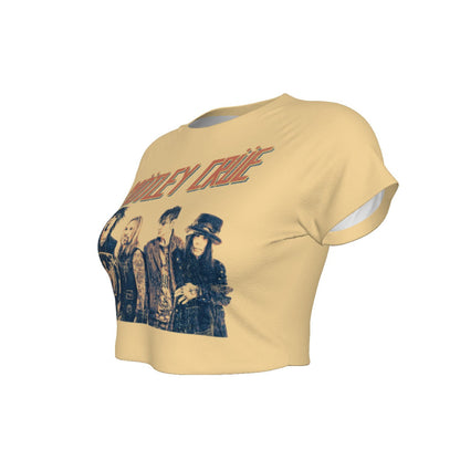 MERCHMOMENT Motley Crue With the Band Women's Crop Top [Apparel]