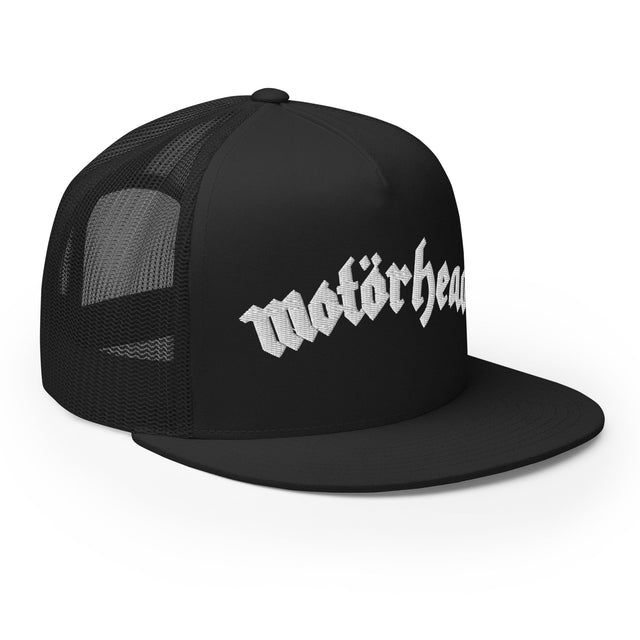 MerchMoment - Motorhead Arched Logo Embroidered Trucker Hat []