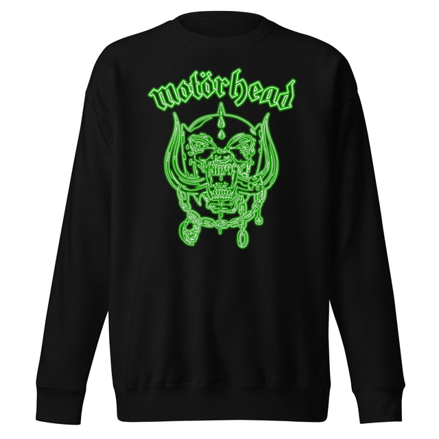 Motorhead - Neon Green Warpig Sweatshirt []