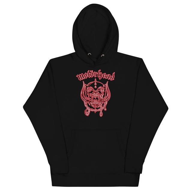 Motorhead - Neon Red Warpig Hoodie []