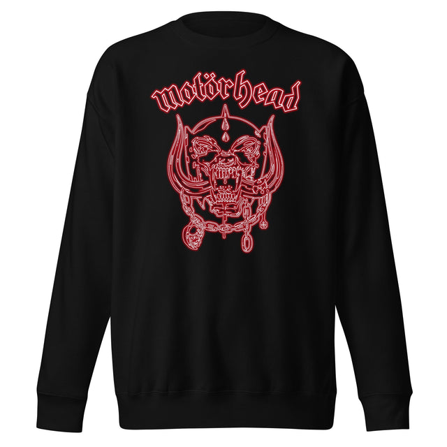 MerchMoment - Motorhead - Neon Red Warpig Sweatshirt []