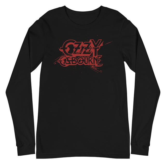 Ozzy Osbourne - Blood Logo Long Sleeve T-Shirt []