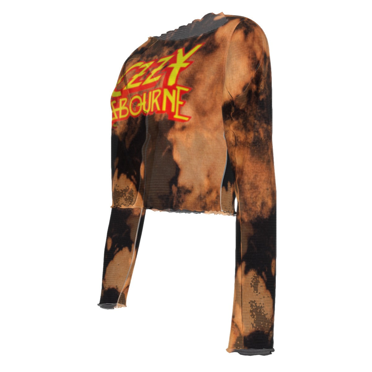 MERCHMOMENT Ozzy Osbourne Classic Logo Women's Mesh Top [Apparel]