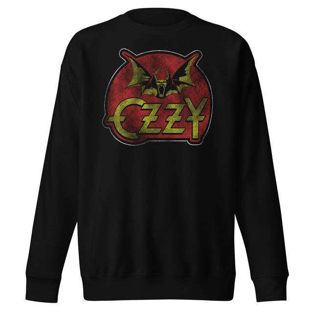 Ozzy Osbourne - Flaming Bat Sweatshirt []