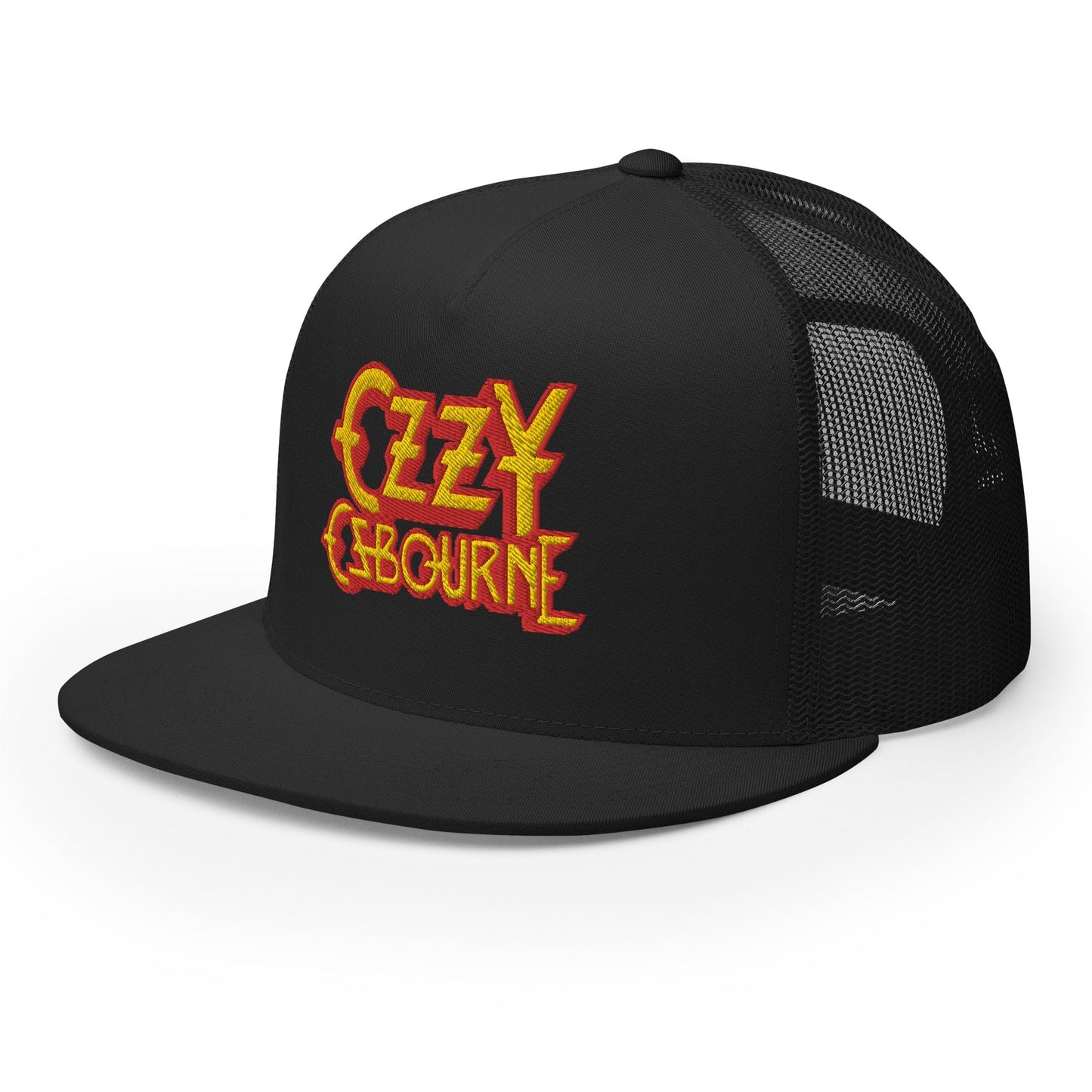 MERCHMOMENT Ozzy Osbourne Noise Embroidered Trucker Hat [Apparel]
