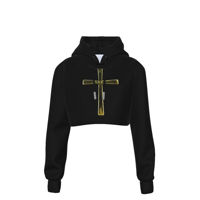 Ozzy Osbourne Pray for Ozzy Women's Cropped Hoodie []