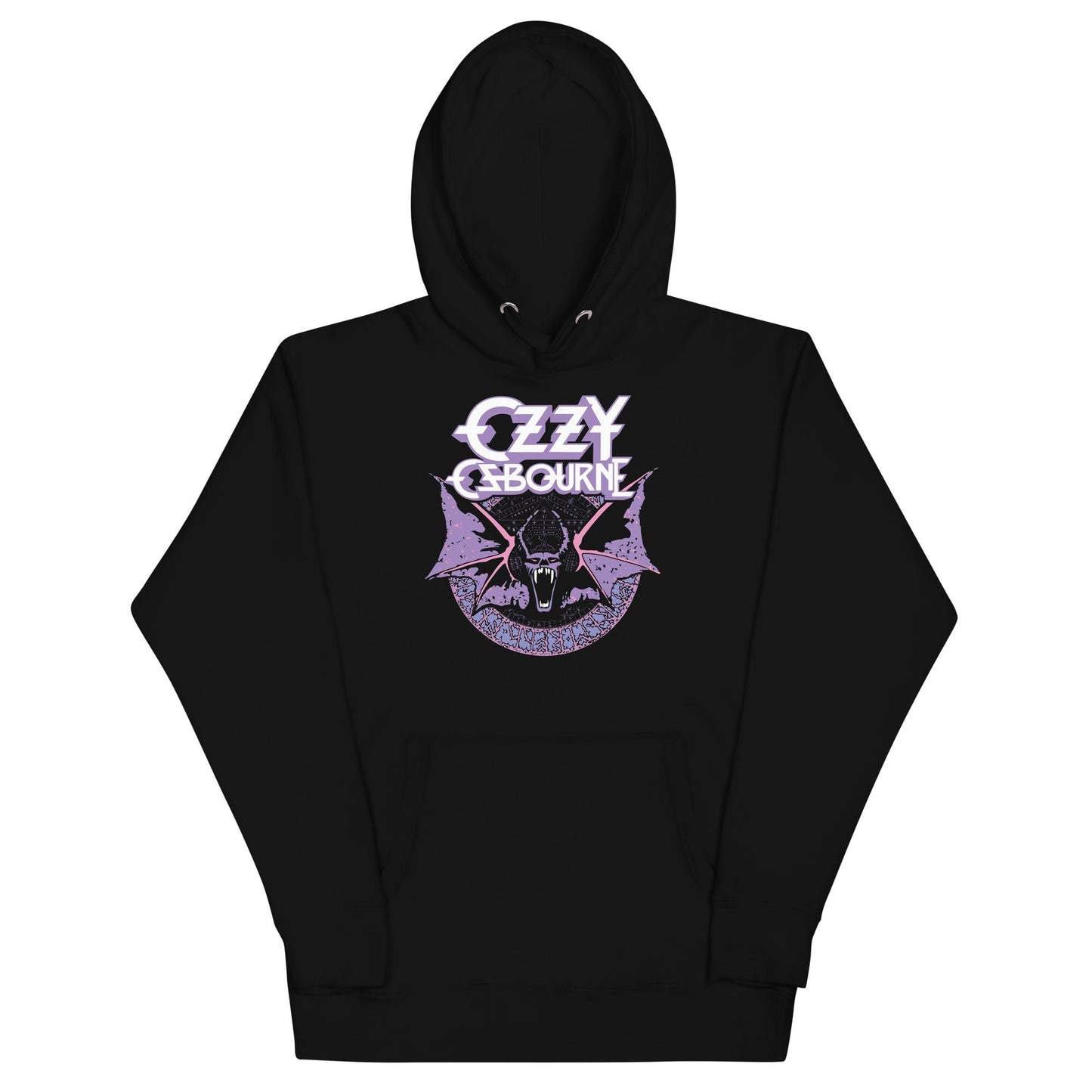 MERCHMOMENT Ozzy Osbourne - Purple Bat Hoodie [Apparel]