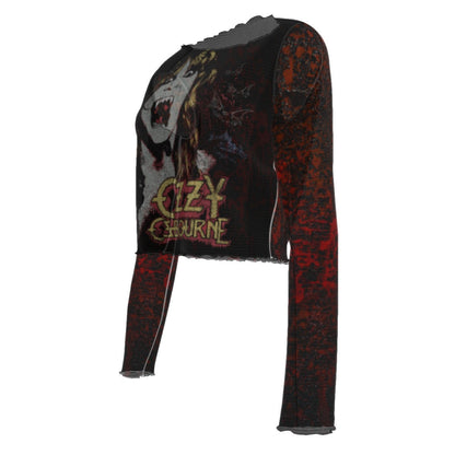 MERCHMOMENT Ozzy Osbourne Vampire Women's Mesh Top [Apparel]