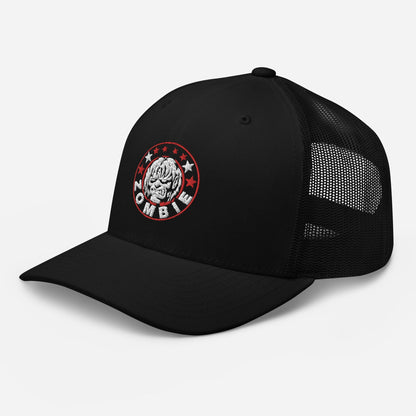 MERCHMOMENT Rob Zombie Circle Logo Embroidered Trucker Hat [Apparel]