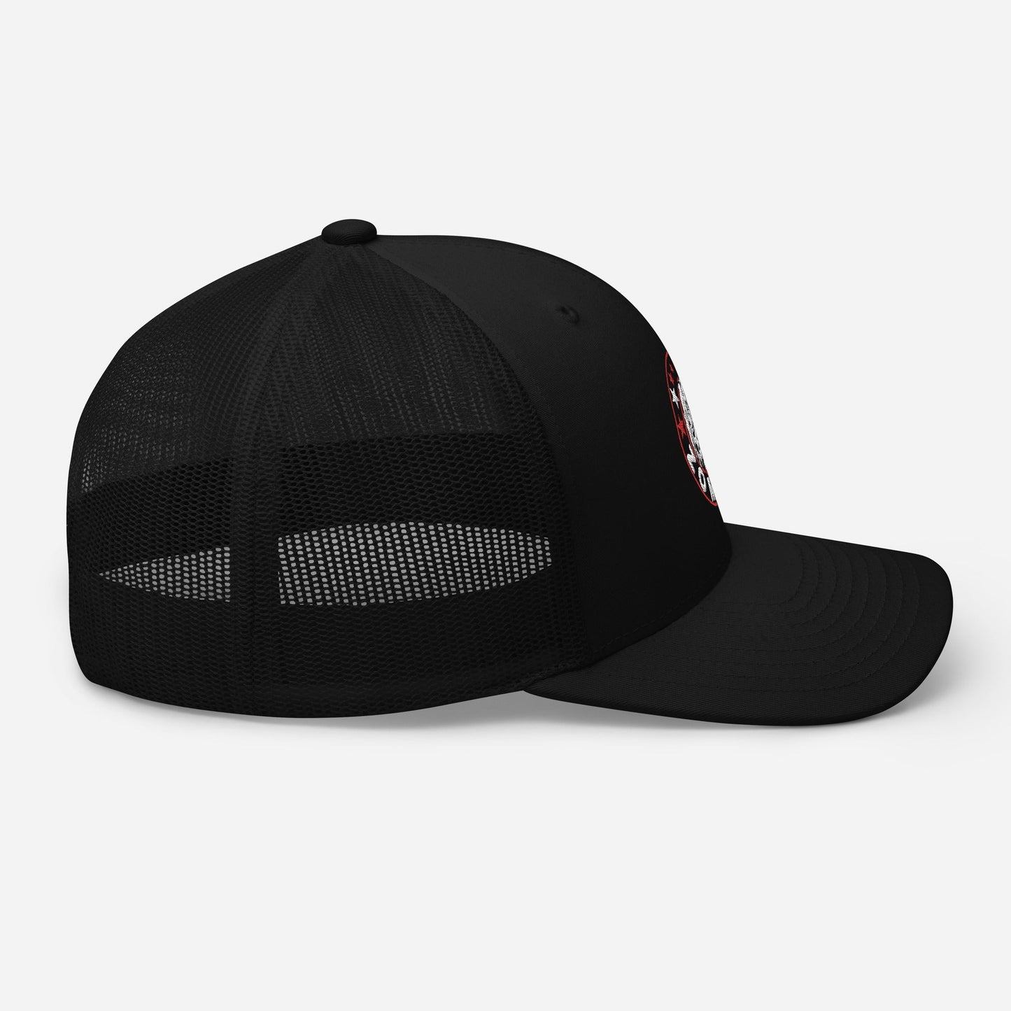 MERCHMOMENT Rob Zombie Circle Logo Embroidered Trucker Hat [Apparel]