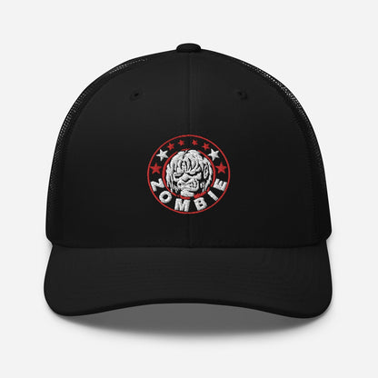 MERCHMOMENT Rob Zombie Circle Logo Embroidered Trucker Hat [Apparel]