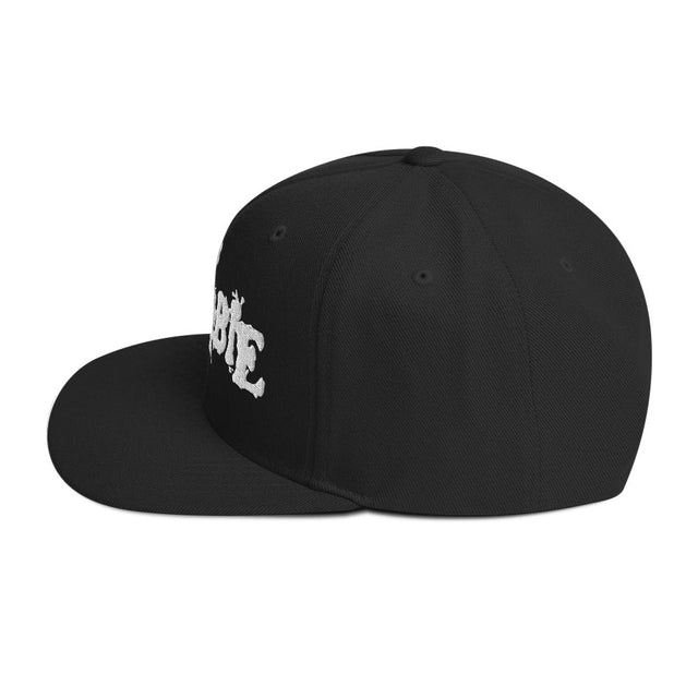 Rob Zombie Classic Logo Black Embroidered Snap Back Hat []