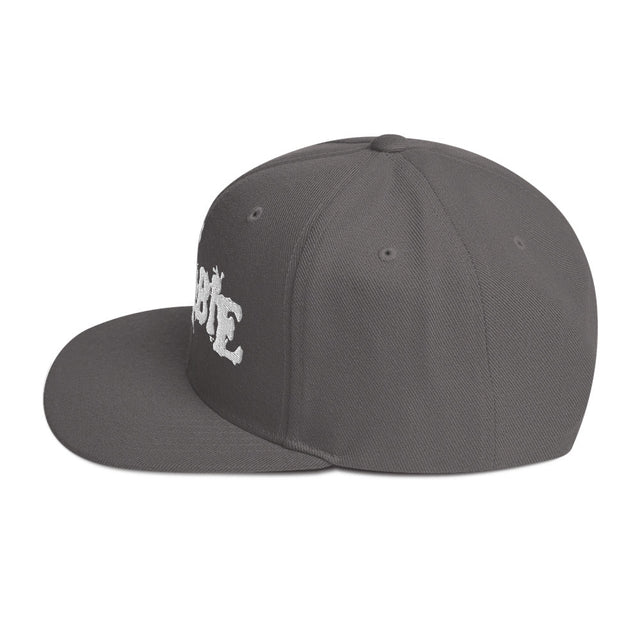 Rob Zombie Classic Logo Grey Embroidered Snap Back Hat []