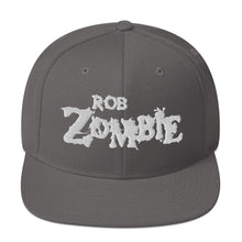 Rob Zombie Classic Logo Grey Embroidered Snap Back Hat [Apparel]