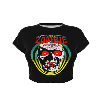 MERCHMOMENT Rob Zombie Clown Skull Women's Crop Top [Apparel]