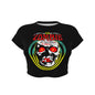 MERCHMOMENT Rob Zombie Clown Skull Women's Crop Top [Apparel]