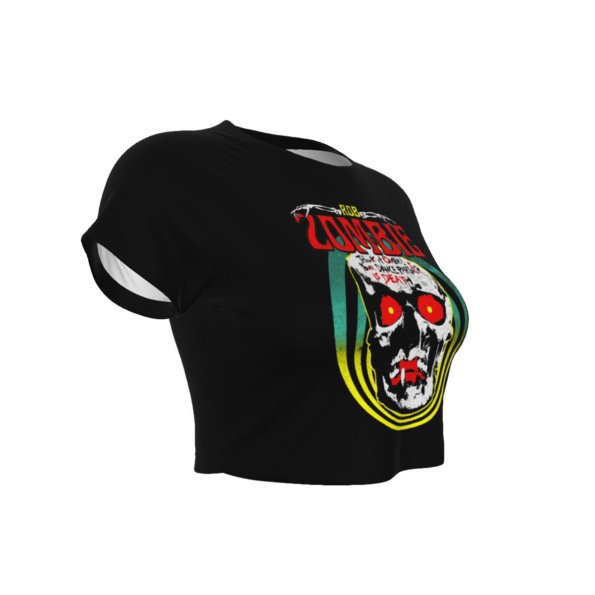 MERCHMOMENT Rob Zombie Clown Skull Women's Crop Top [Apparel]
