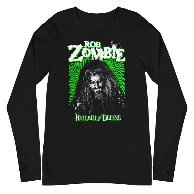 MerchMoment - Rob Zombie - Hellbilly Green Long Sleeve T-Shirt []