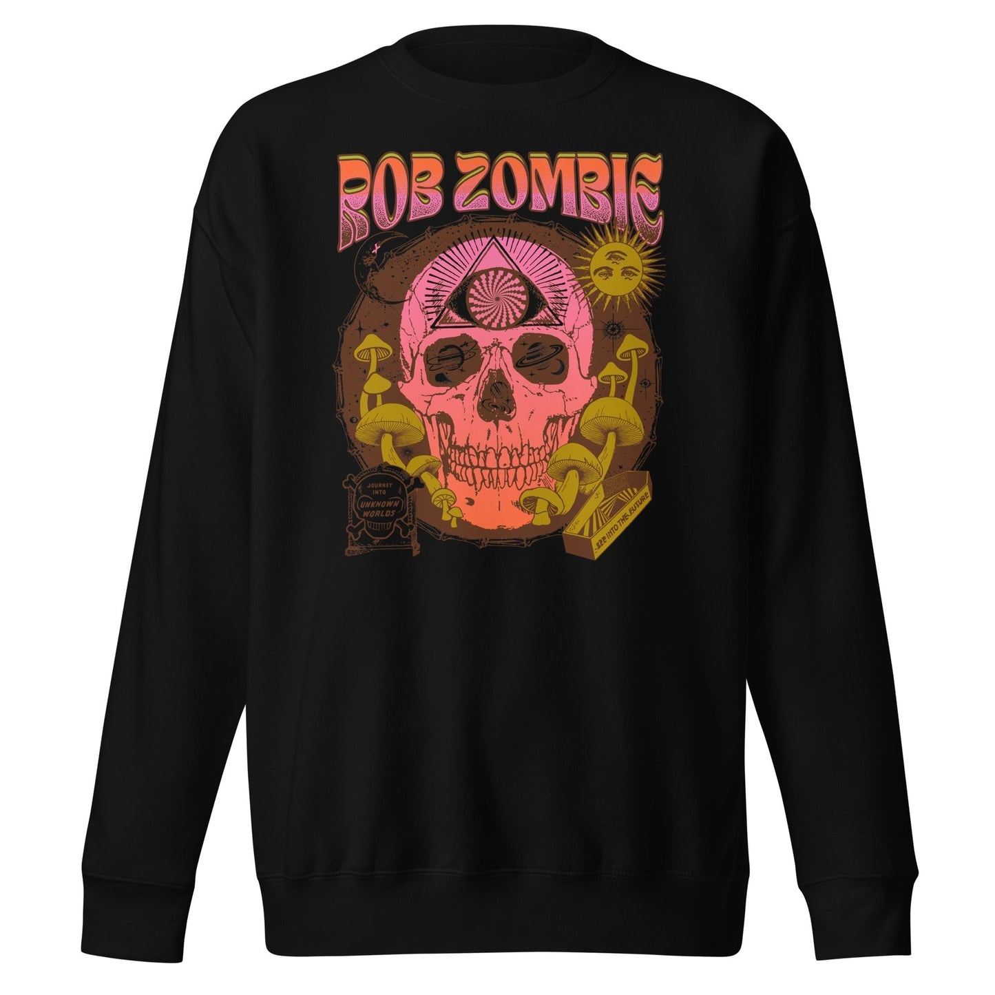 MERCHMOMENT Rob Zombie - Hippie Skull Sweatshirt [Apparel]