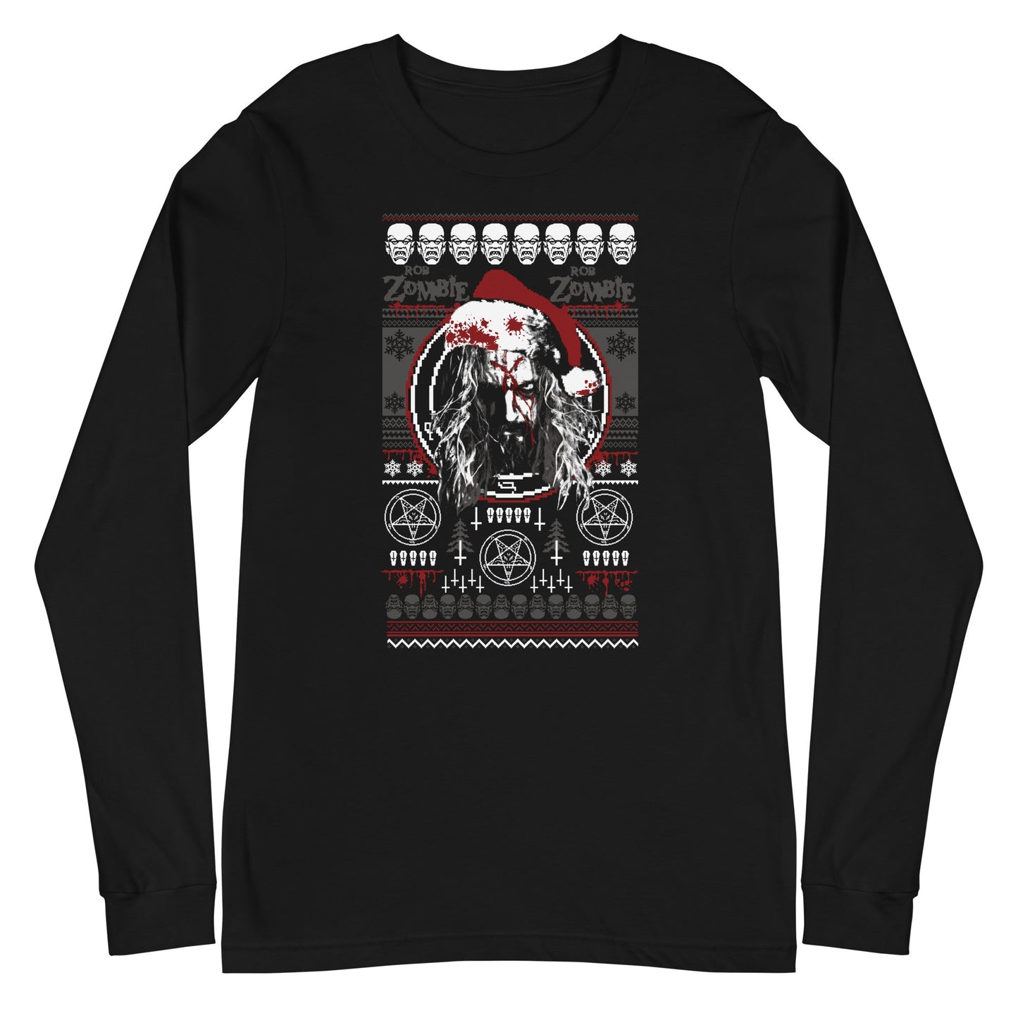 MERCHMOMENT Rob Zombie - Merry Christmas Long Sleeve T-Shirt [Apparel]