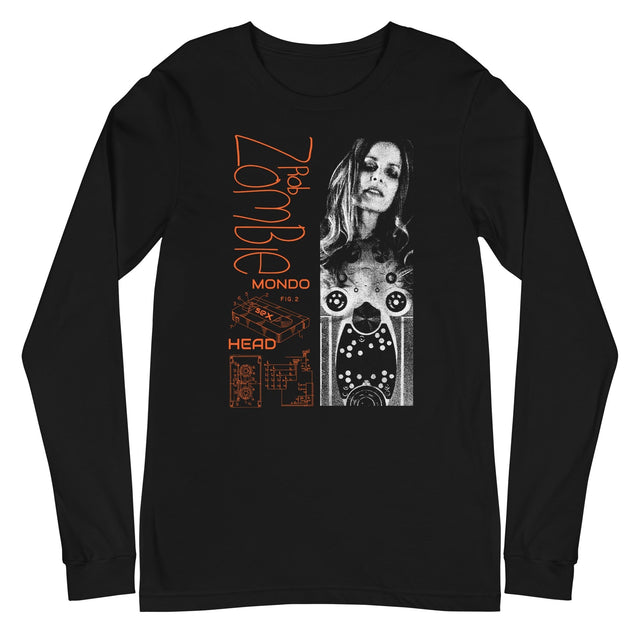 MerchMoment - Rob Zombie - Mondo Head Long Sleeve T-Shirt []