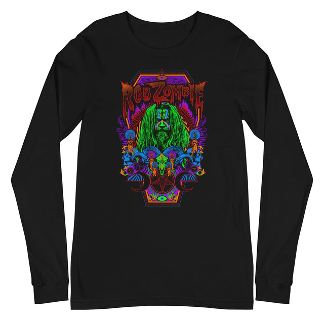 MerchMoment - Rob Zombie - Psychedelic Long Sleeve T-Shirt []