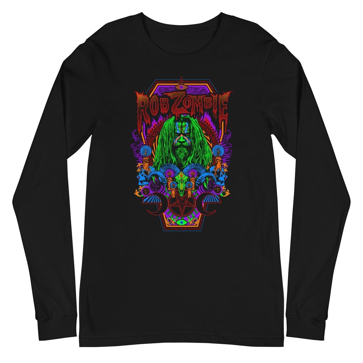 MERCHMOMENT Rob Zombie - Psychedelic Long Sleeve T-Shirt [Apparel]