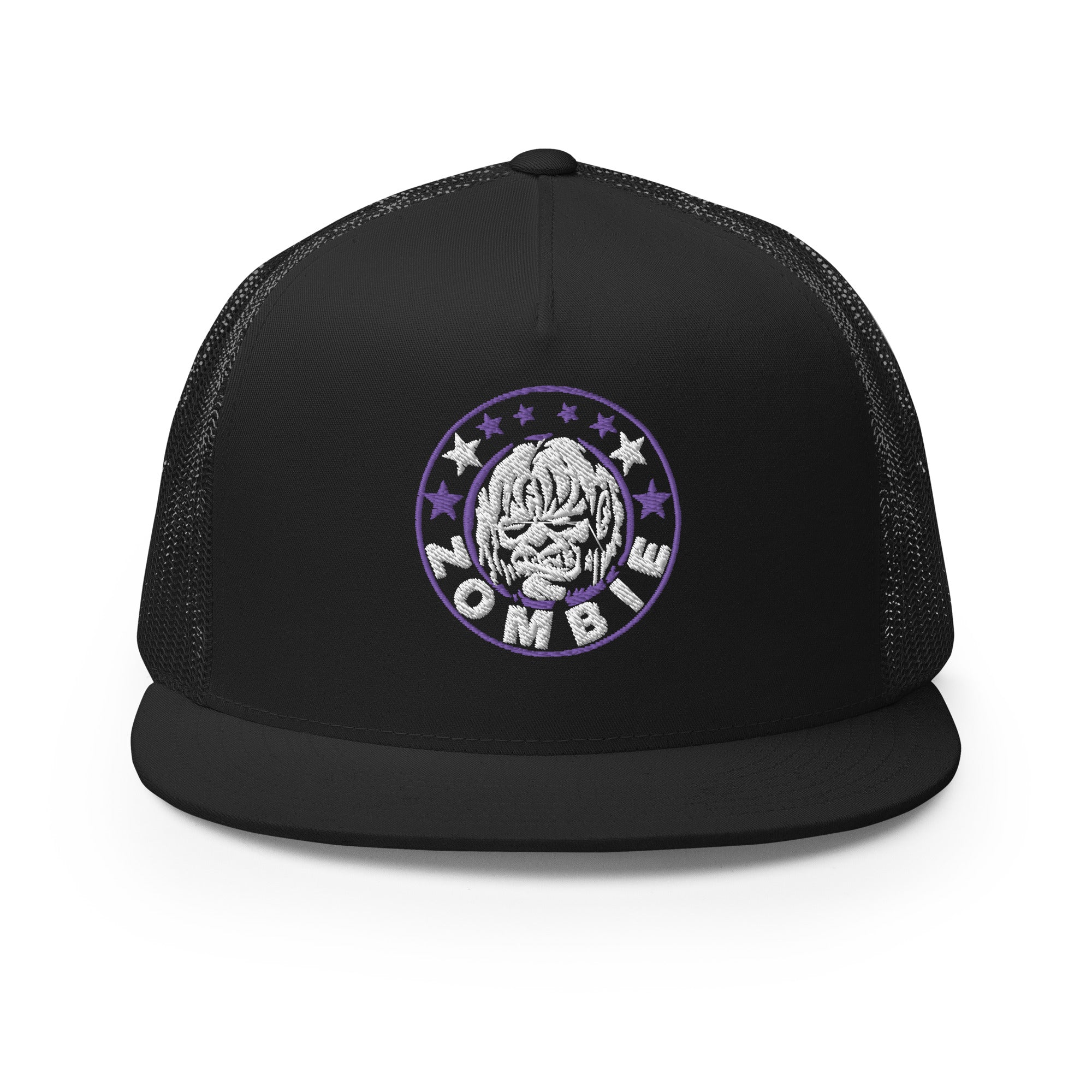 Rob Zombie Purple Circle Embroidered Trucker Hat [Apparel]