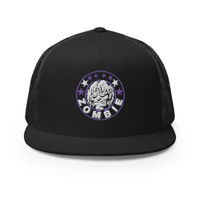 Rob Zombie Purple Circle Embroidered Trucker Hat []