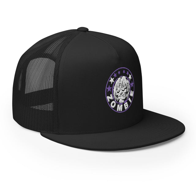 Rob Zombie Purple Circle Embroidered Trucker Hat []