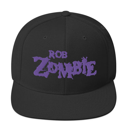 Rob Zombie Purple Logo Embroidered Snapback Hat [Apparel]