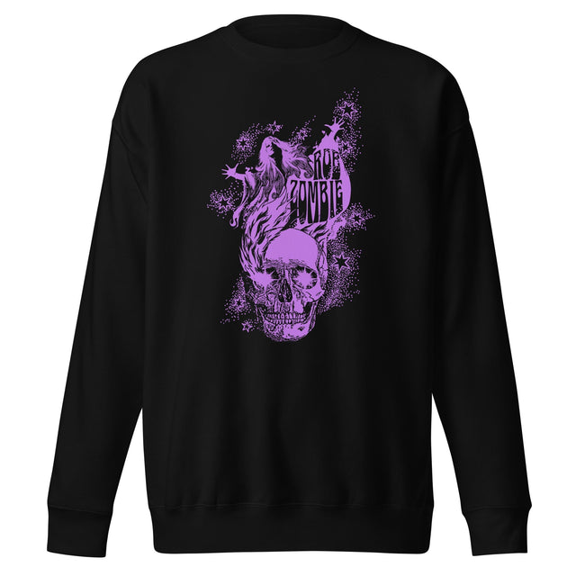 MerchMoment - Rob Zombie - Purple Skull Sweatshirt []