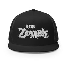 Rob Zombie White Logo Embroidered Trucker Hat [Apparel]