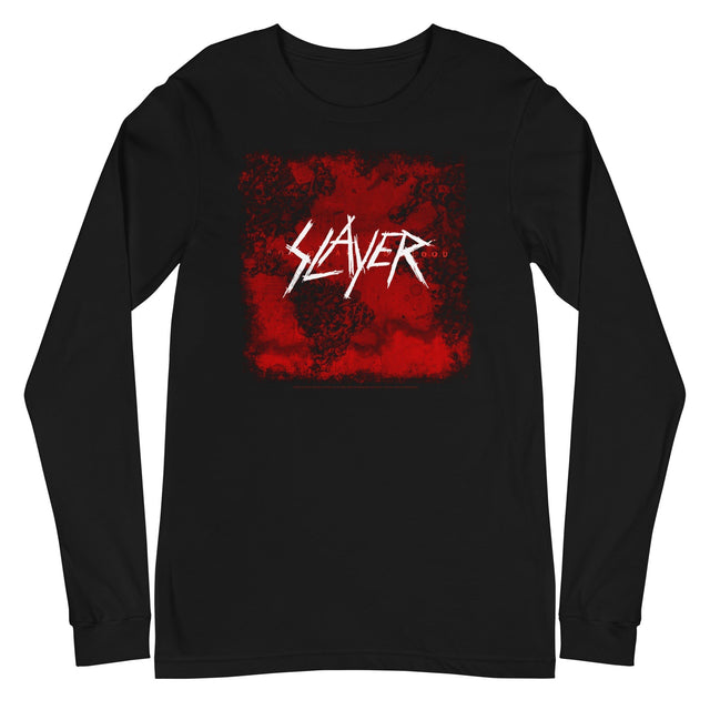 MerchMoment - Slayer - Blood Logo Long Sleeve T-Shirt []