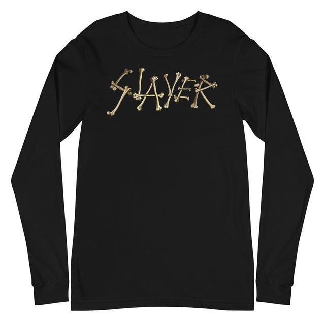 MerchMoment - Slayer - Bone Logo Long Sleeve T-Shirt []